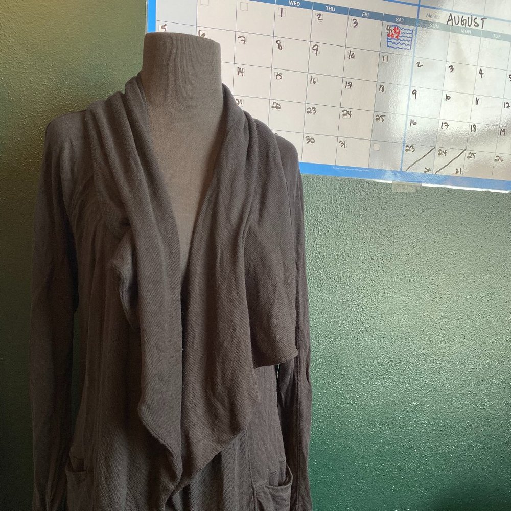 Cardigan wrap sweater